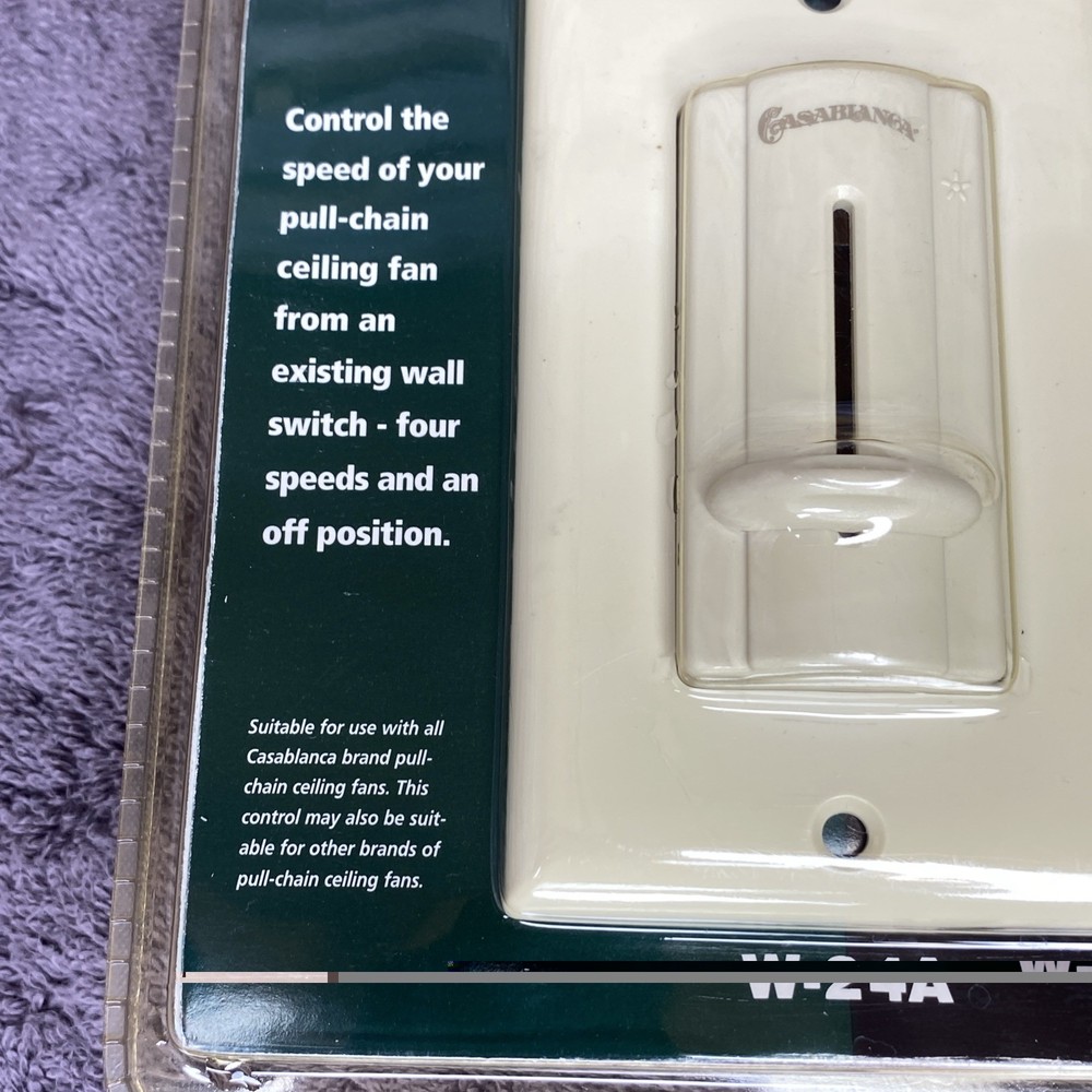 Casablanca W-24A 4-Speed Ceiling Fan Control Slide Switch