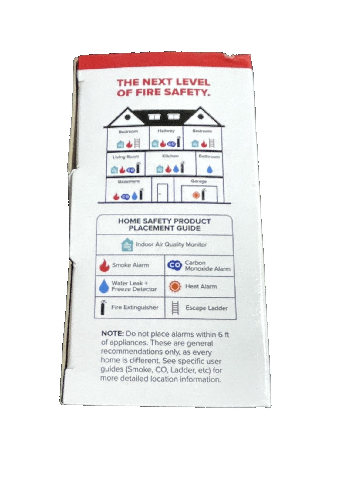 Kidde 10SDR Compact 4" AA Battery Powered Smoke Detector w/ Photoelectric Sensor
