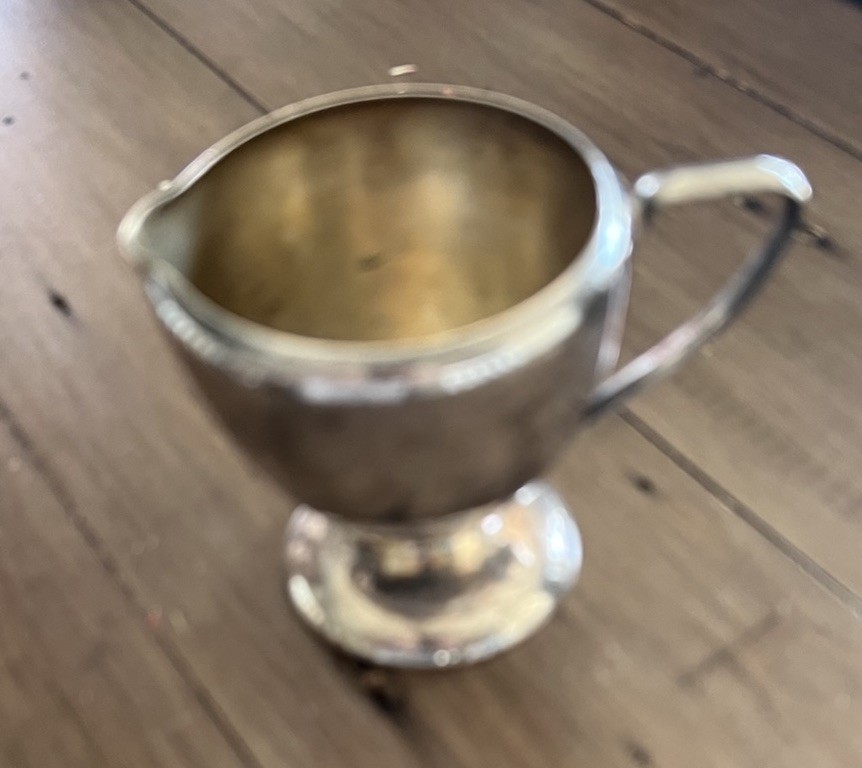 Vintage Silver-Plated Creamer Cup