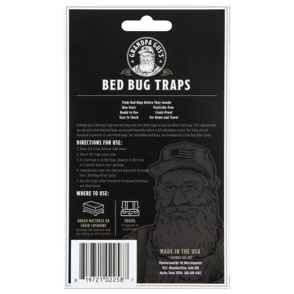 Bed Bug Trap- (4-Pack)