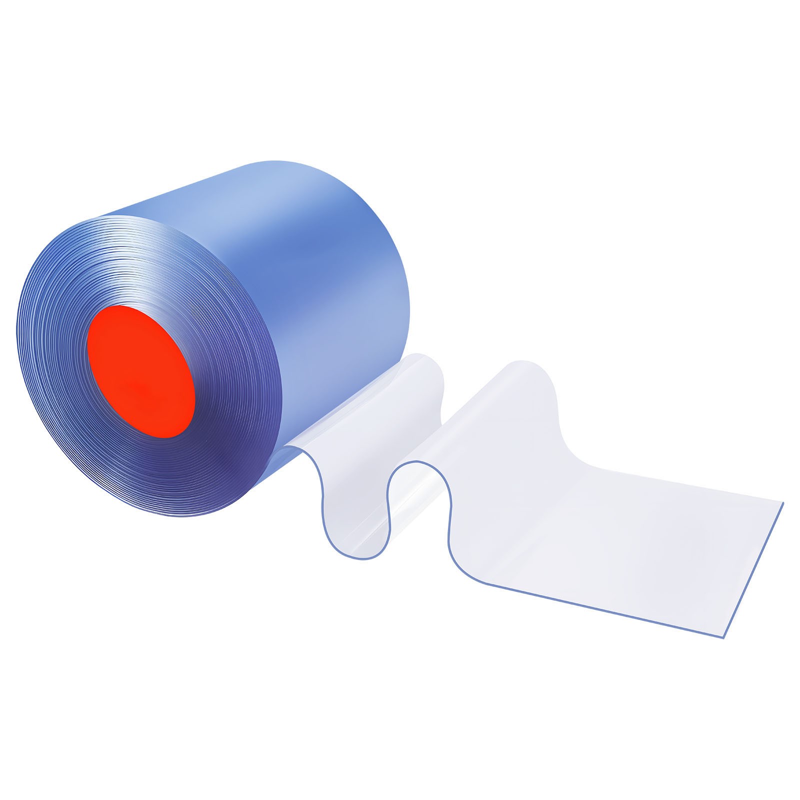 Uimoso PVC Strip Curtain Roll 101 ft x 12 in for Doorway Applications