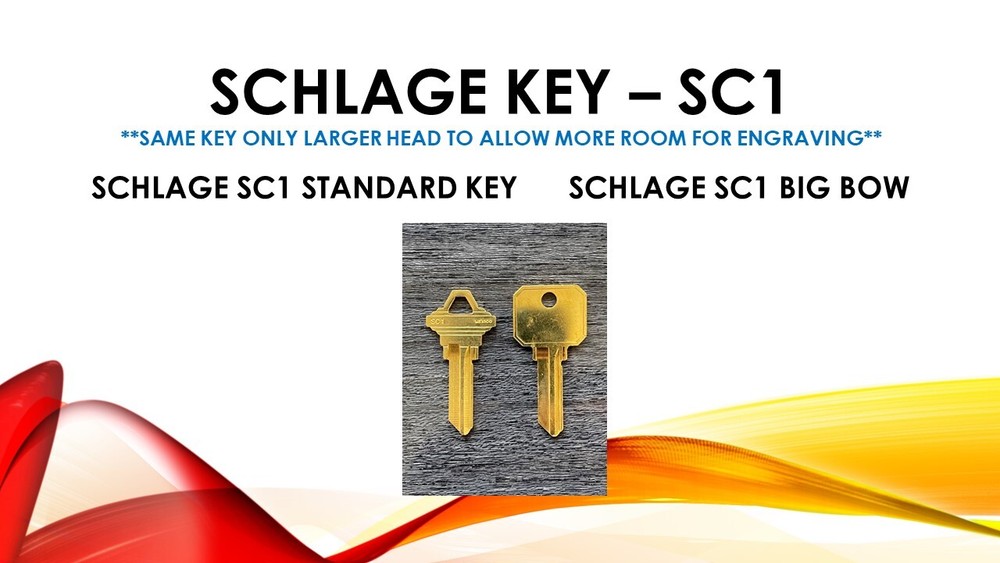 Kwikset Schlage American Yale - Keys Cut to Code - Computerized Cut - 4 Total