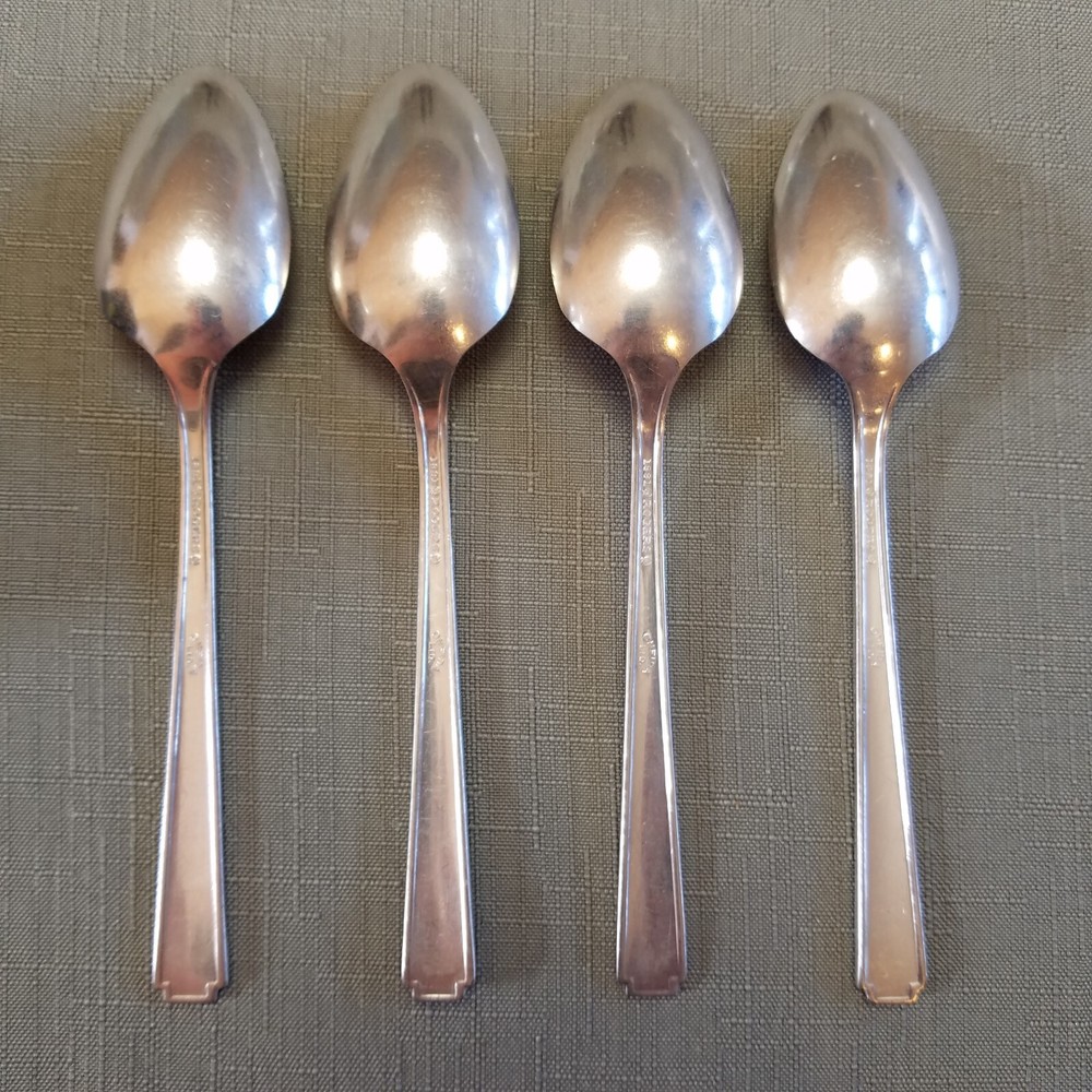 4-Oneida Rogers CAPRI Teaspoons Silverplate Set of 4