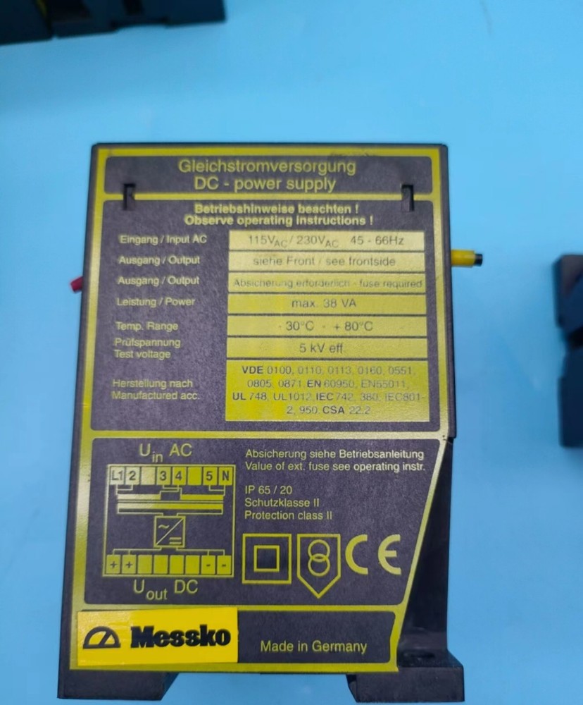 1pc USED MESSKO PSLC242 DC Switching Power Supply TESTED