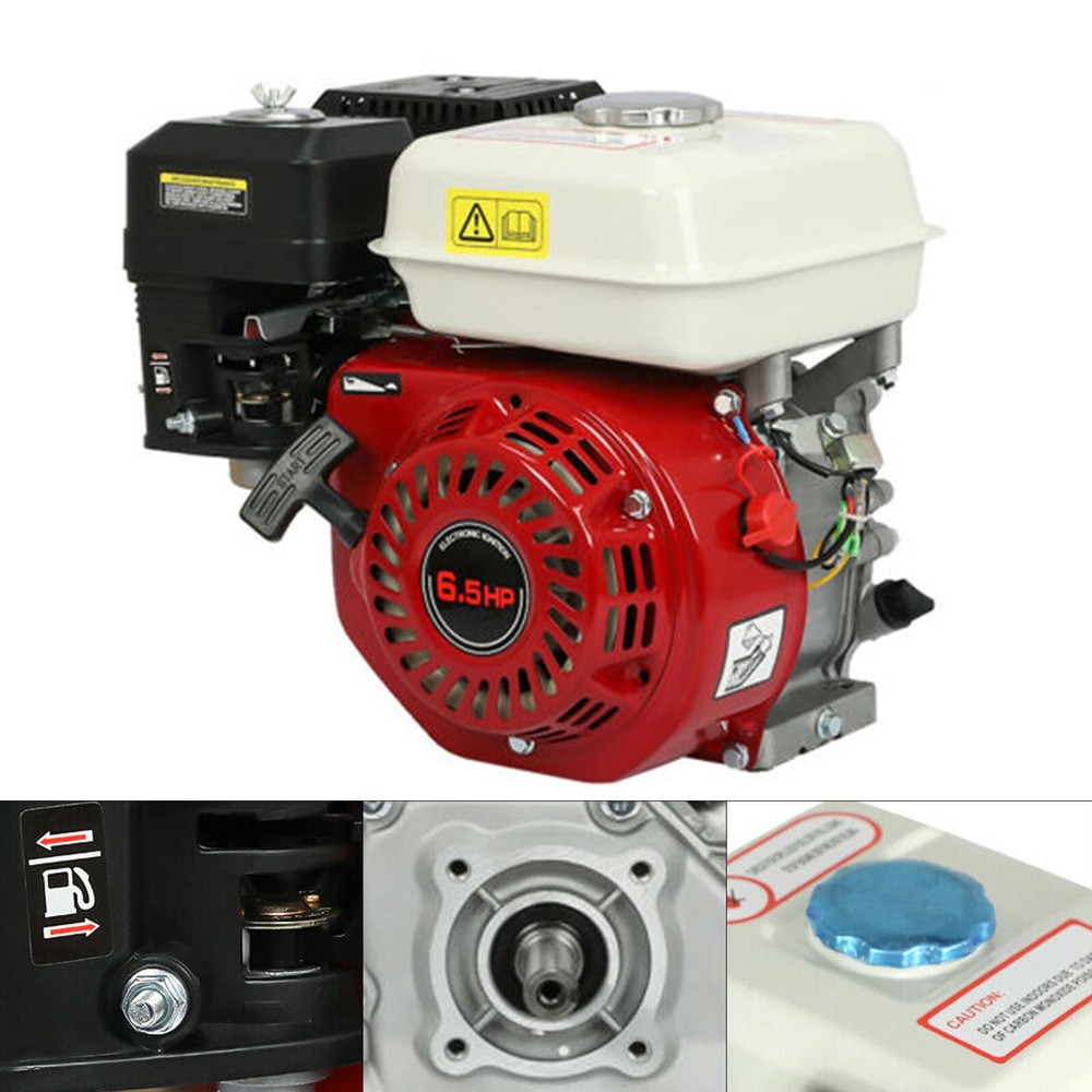 New Gx160 6.5 Hp Pull Start Gas Engine Motor Power 4 Stroke