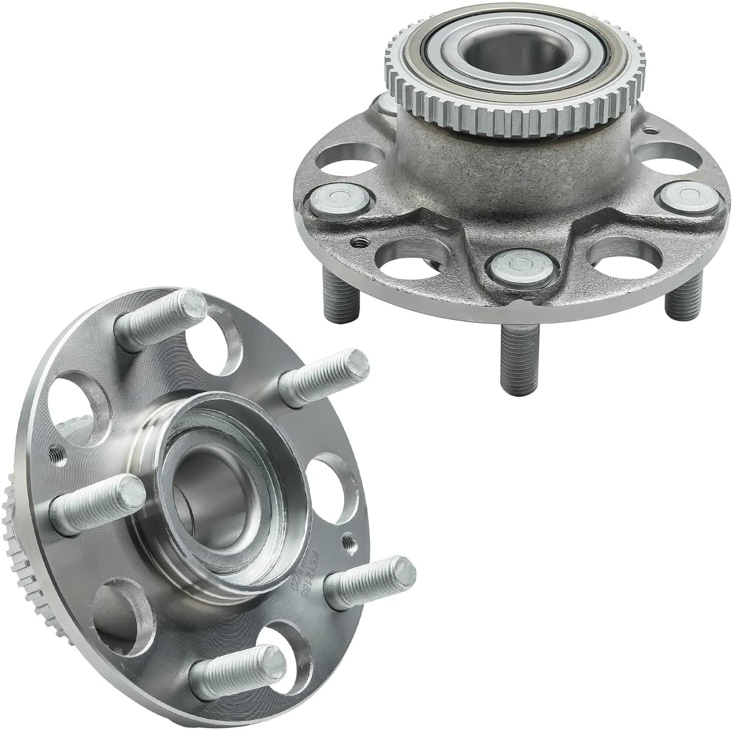 4pc FRONT Wheel Bearing & REAR Wheel Hub for Acura TL Honda Accord w/ABS Gas