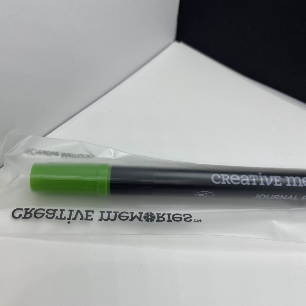 Creative Memories Spring Green DUAL-TIP Journaling Pen Brand New