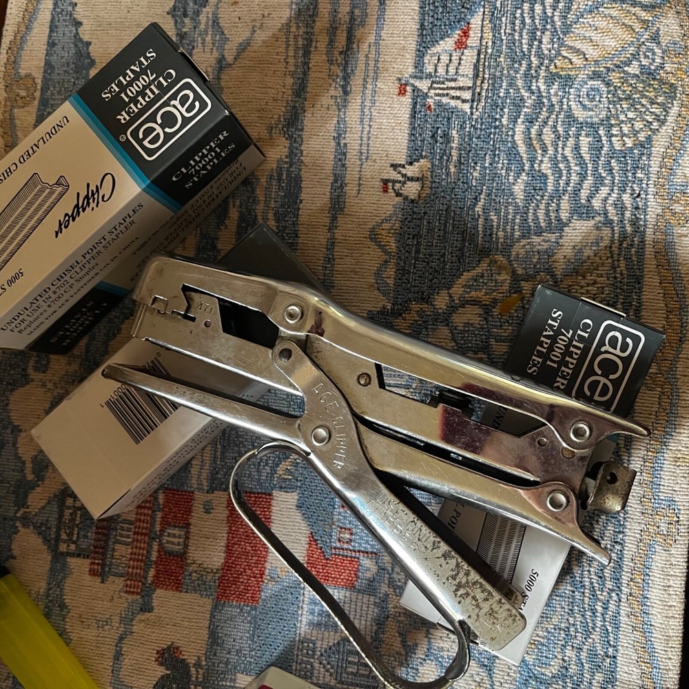 Ace Chisel Point Clipper Staples No. 7001 Undulated chisel point 5000 NEW