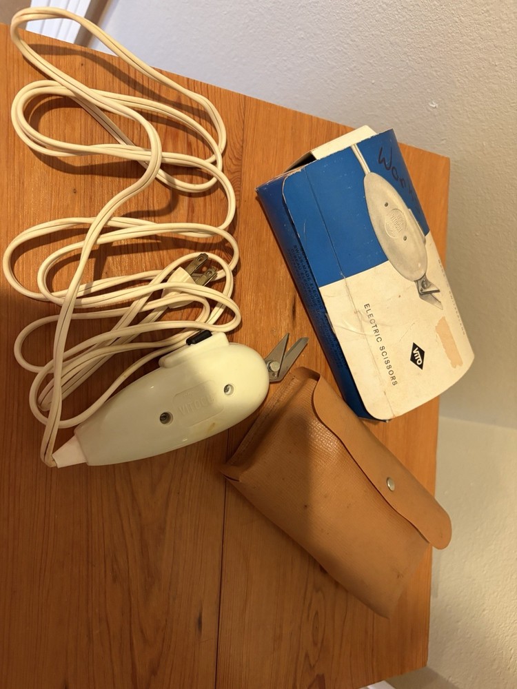 Vintage Vito Electric Scissors Original Box WORKS
