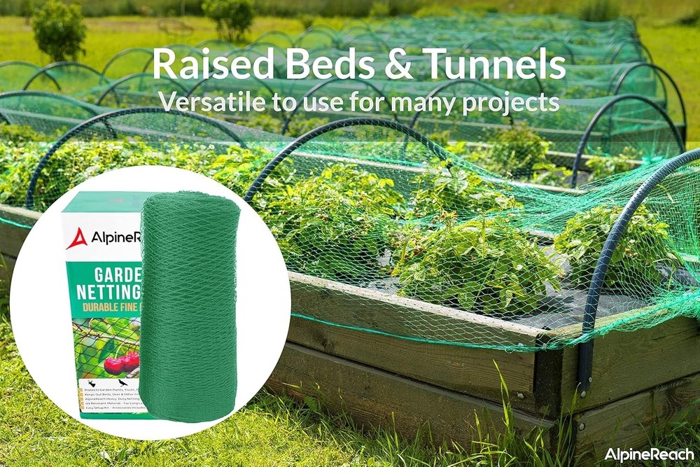 Green Fruit Tree Net with Zip Ties