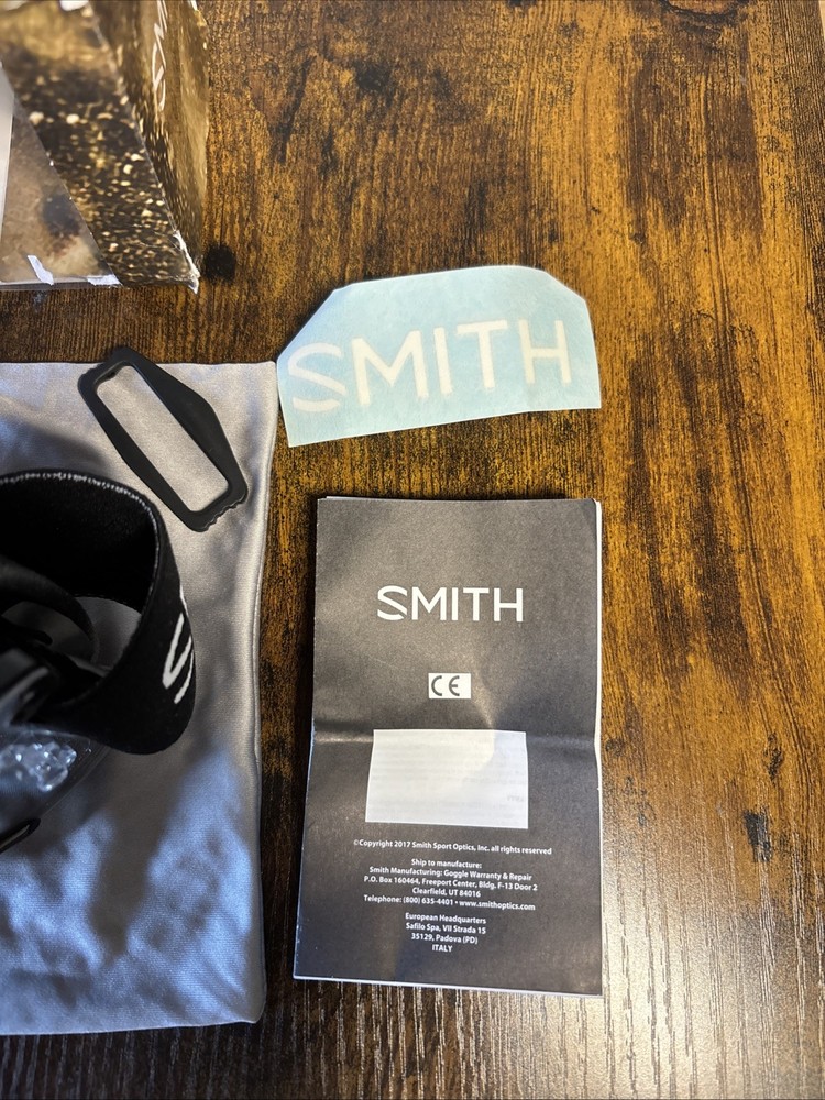 Smith Squad MTB Goggles Medium Fit Lens Clear AF Ski Snowboard OPEN BOX