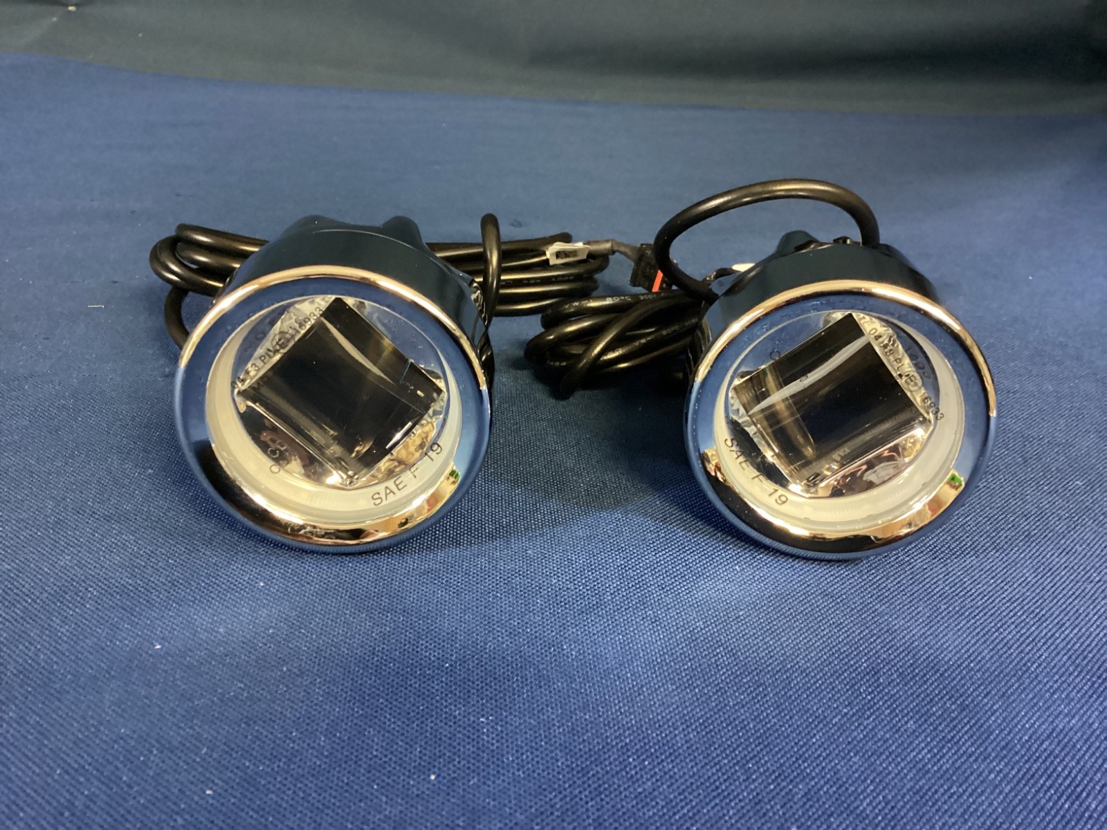 NEW Custom Dynamics ProBEAM LED Halo Fog Lights Chrome, PB-FOG-UNV-C *