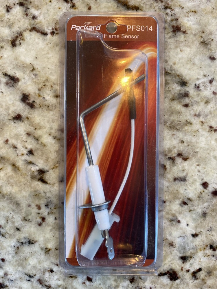 New & Sealed Packard PFS014 Flame Sensor with Ceramic Insulator Single Rod