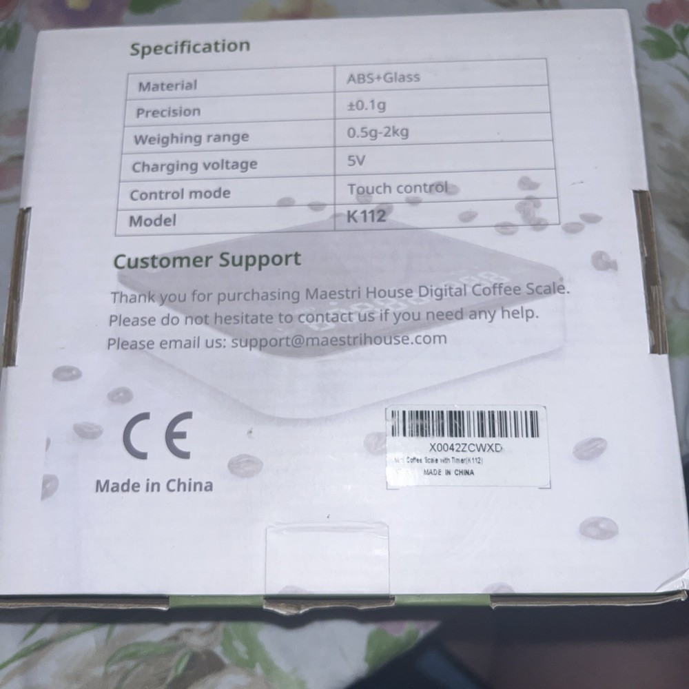 maestro house digital coffee scale