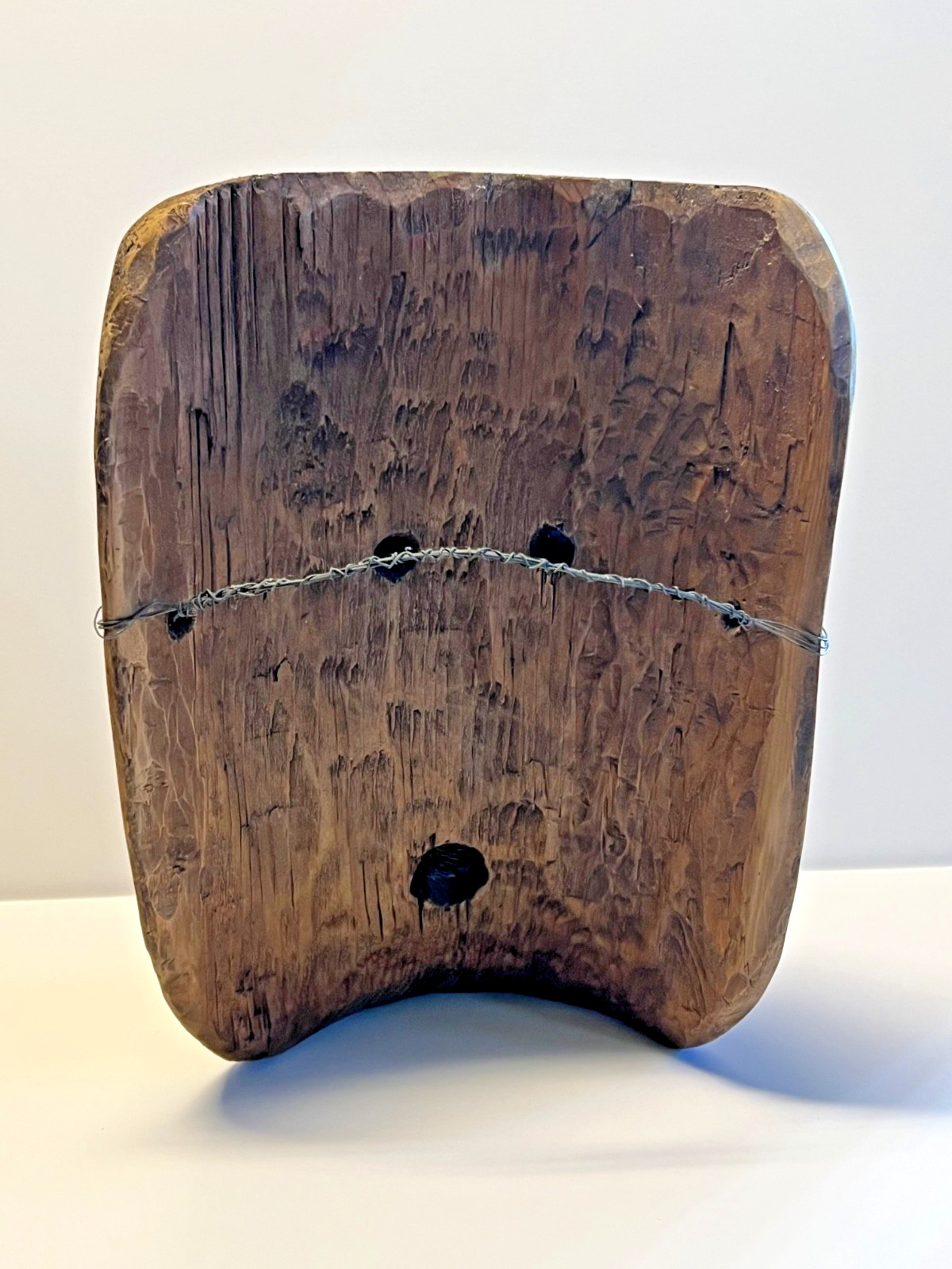 Antique Native American Hand Carved Wooden Mask; Northern Pacific Indigenous Art