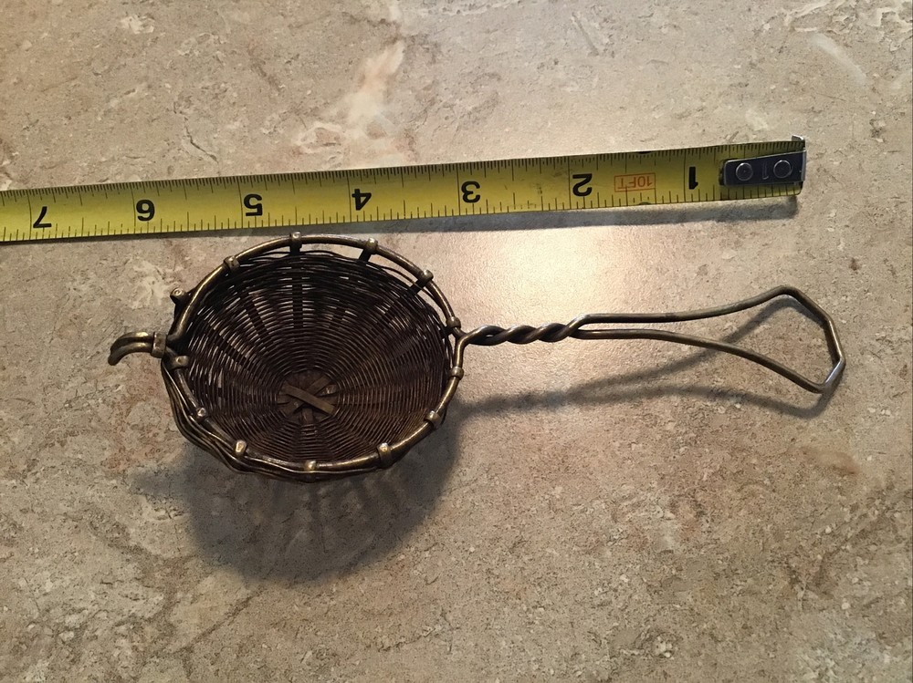 Wire Tea Infuser Strainer Copper Color Made in Germany