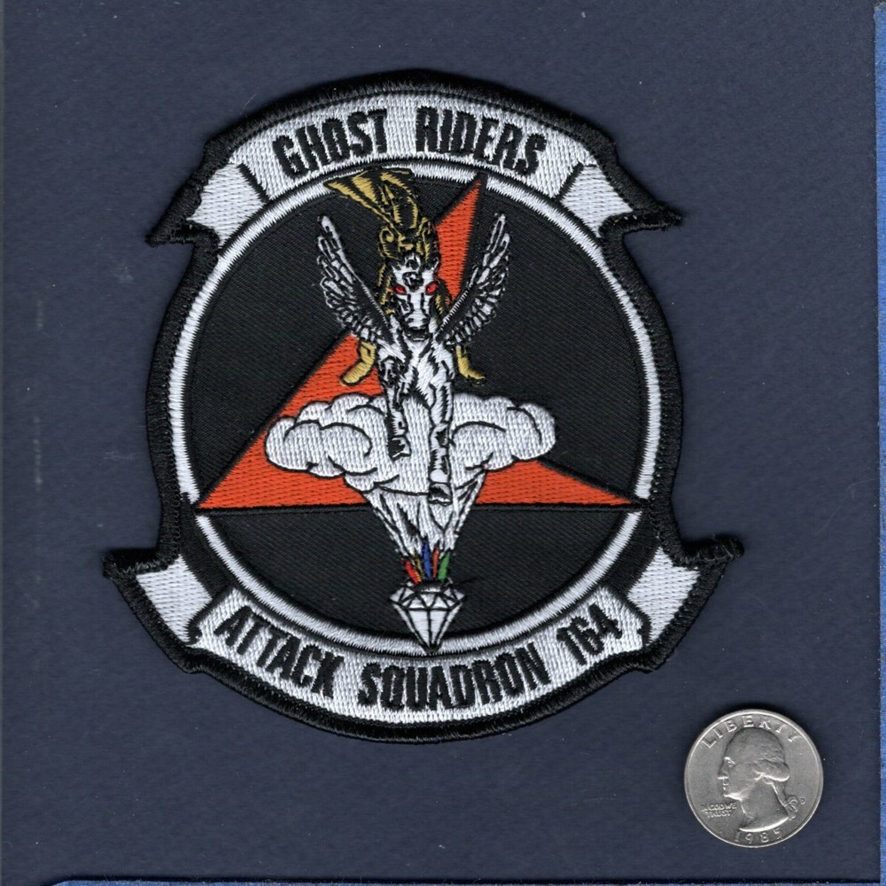 VA-164 GHOSTRIDERS Douglas A-4 SKYHAWK Vietnam US Navy Attack Squadron Patch