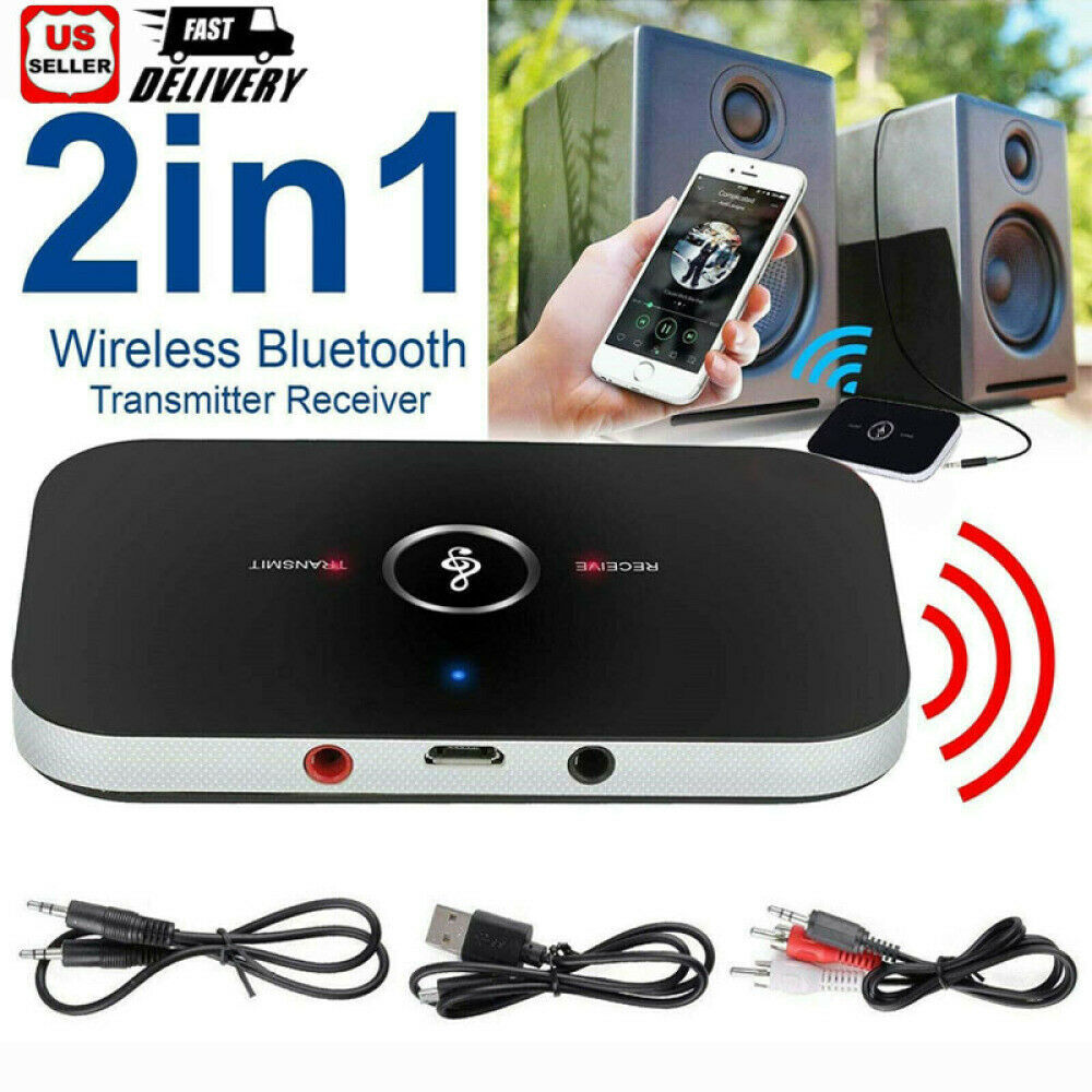 2 in1 Bluetooth receiver and transmitter RCA to 3.5mm adapter for old speaker