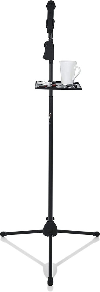 Gator FrameworksCases Microphone Stand Clamp-On Utility Shelf 9" x 9"