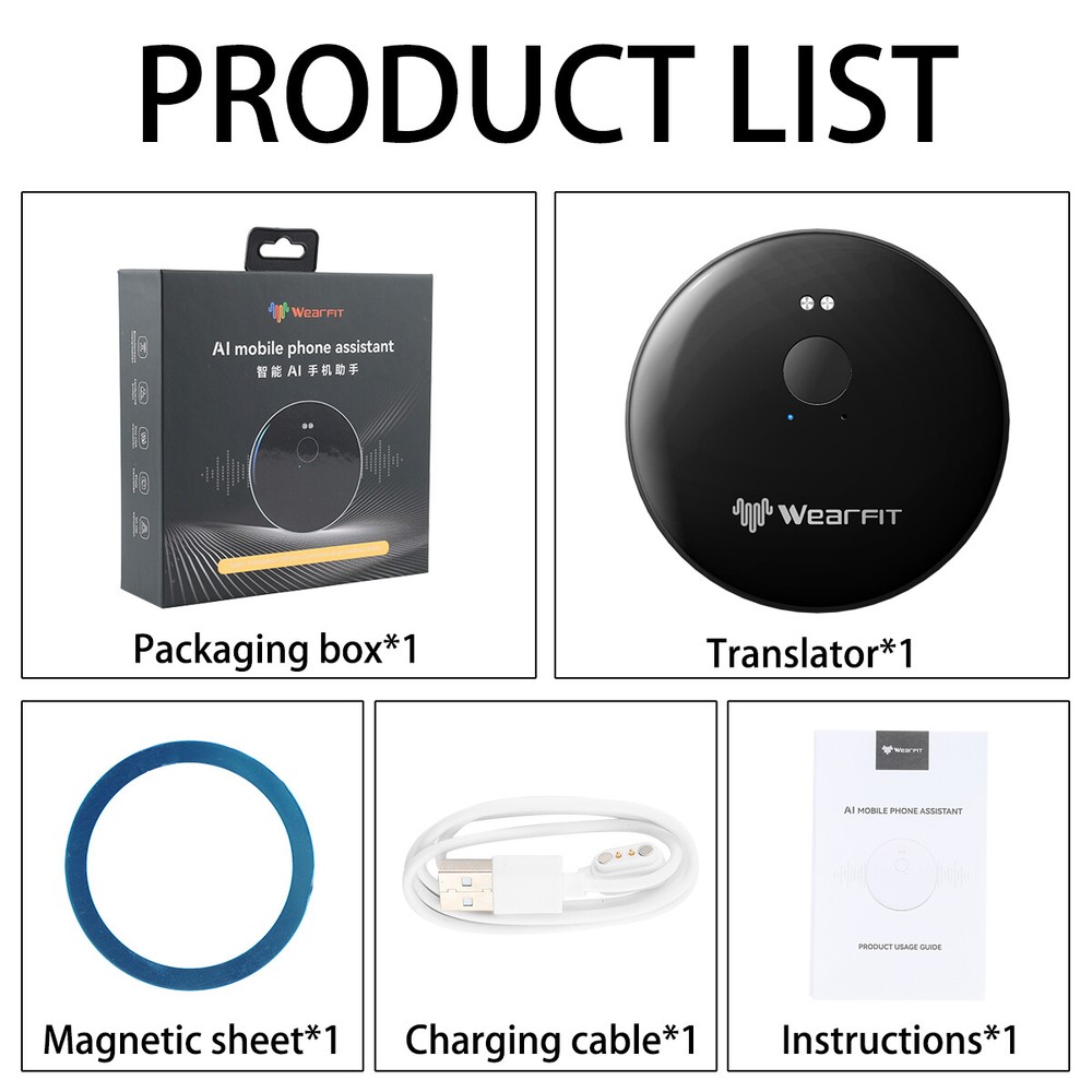 144+ Languages AI Translator Device Voice Video Call Translation for iOS Android