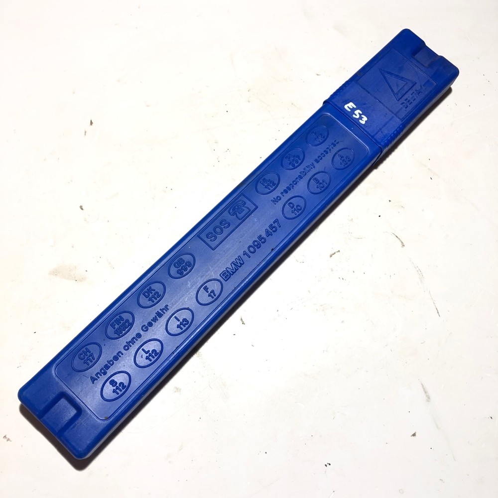 ⭐️ BMW X5 E53 HAZARD WARNING TRIANGLE SAFETY UNIT 1095457 #JB