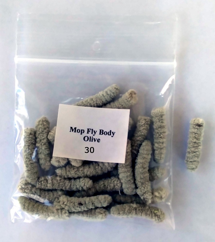 30 Mop Fly Body for Fly Tying - Olive