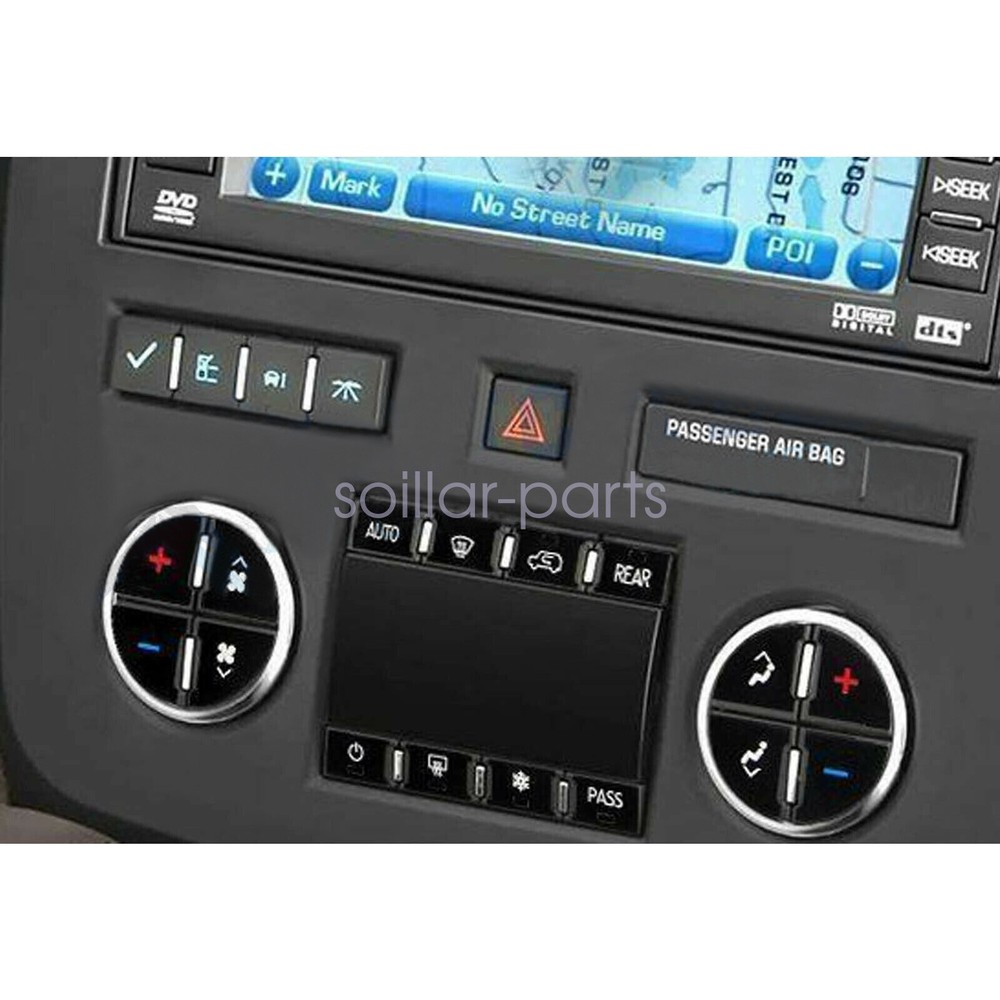 Replacement Climate Control Button Stickers For 2006-2014 Chevrolet GMC New