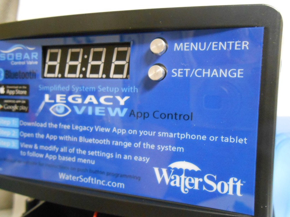 Water Soft Legacy View Isobar Bluetooth Control Valve Head water softener
