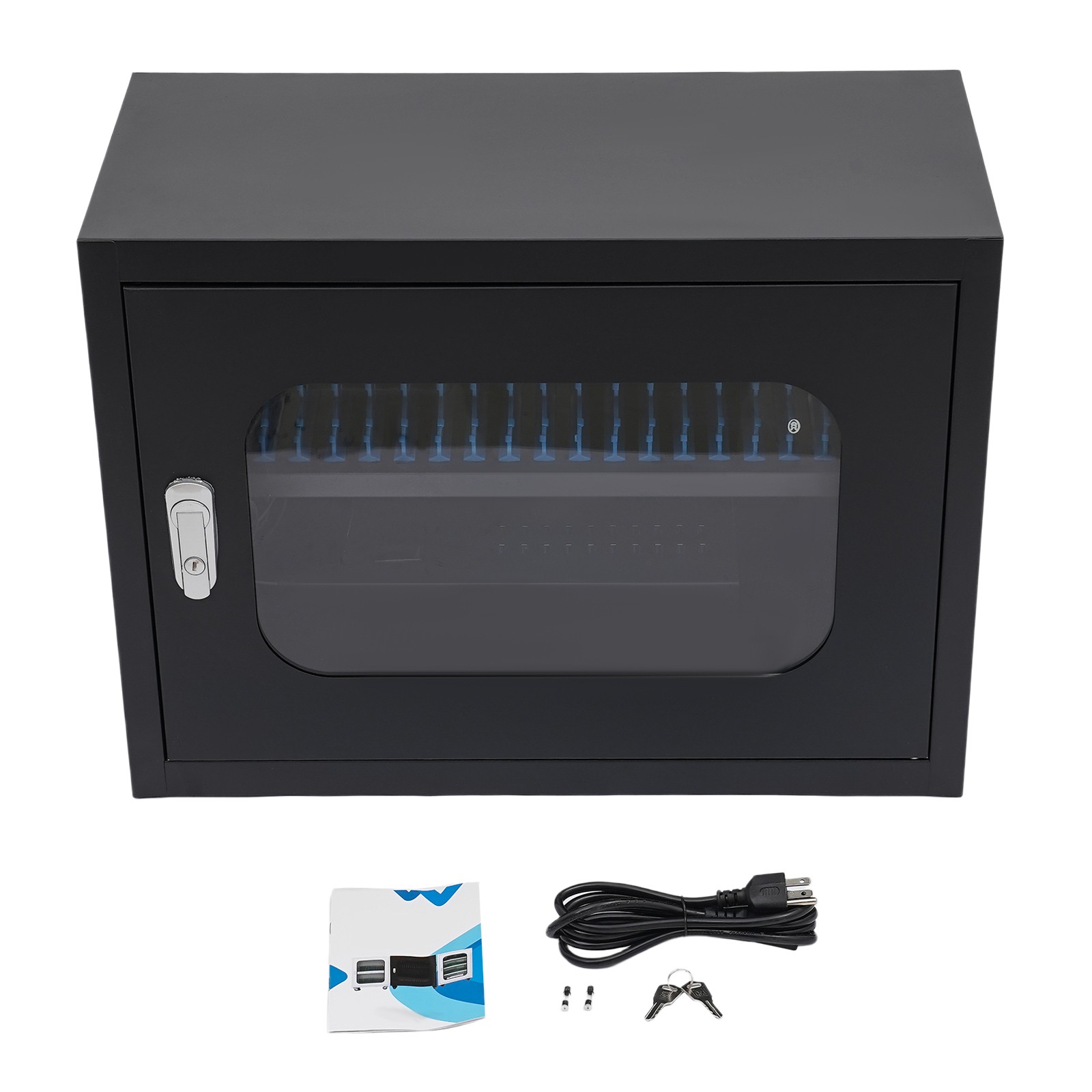 Charging Cabinet for Cellphones & Tablet Computers, 20-Device Charging Station