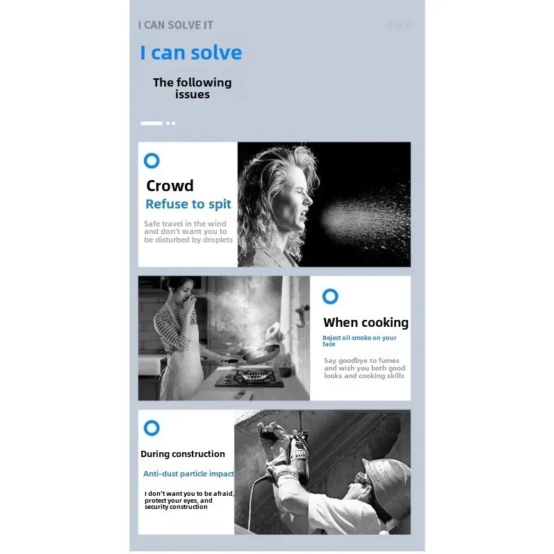 Full Face Shield Safety Visor Protective Mask Clear Anti Splash Adjustable