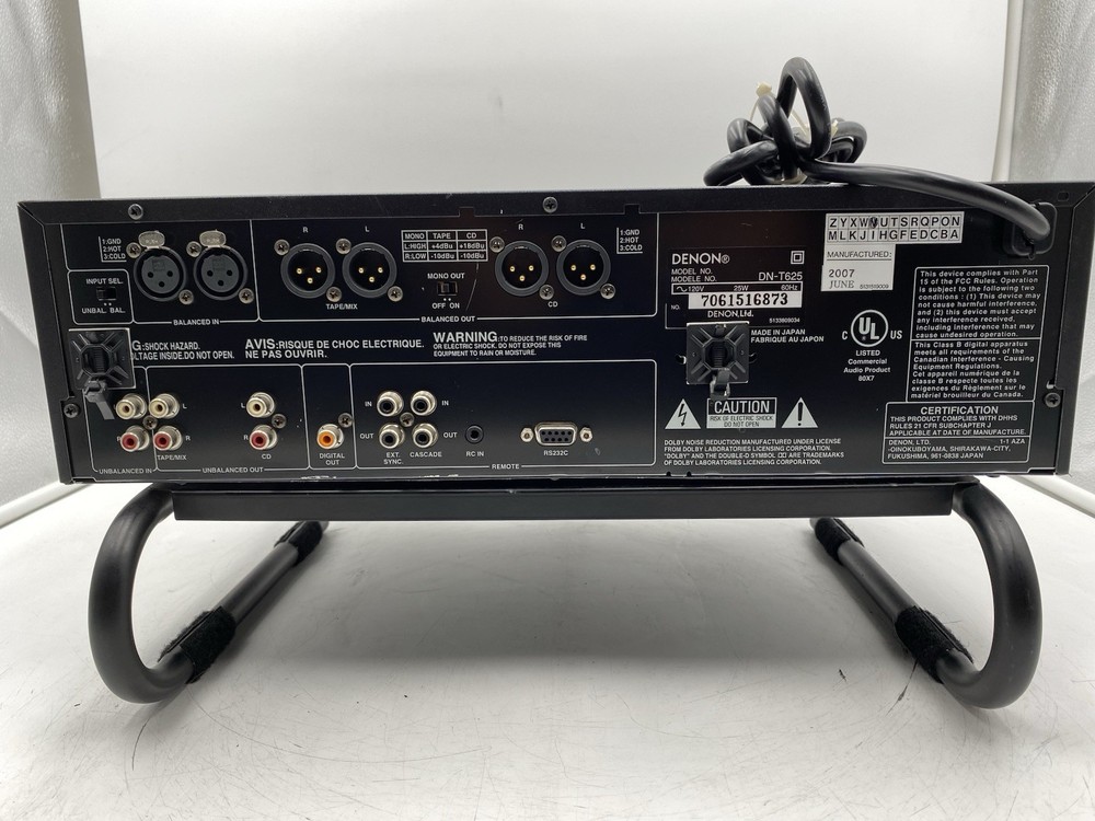 Denon DN-T625 Professional CD/Cassette W Rack Mounts