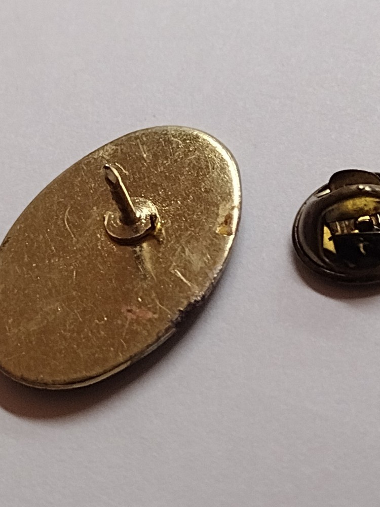 Guardian Angel Oval Lapel Tack Pin