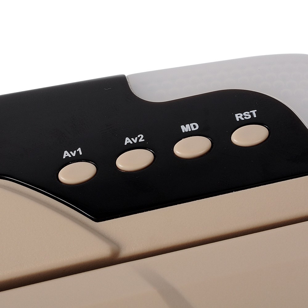 13inch Car Roof Monitor LCD TFT Overhead Flip Down Car Ceiling Screen Beige US