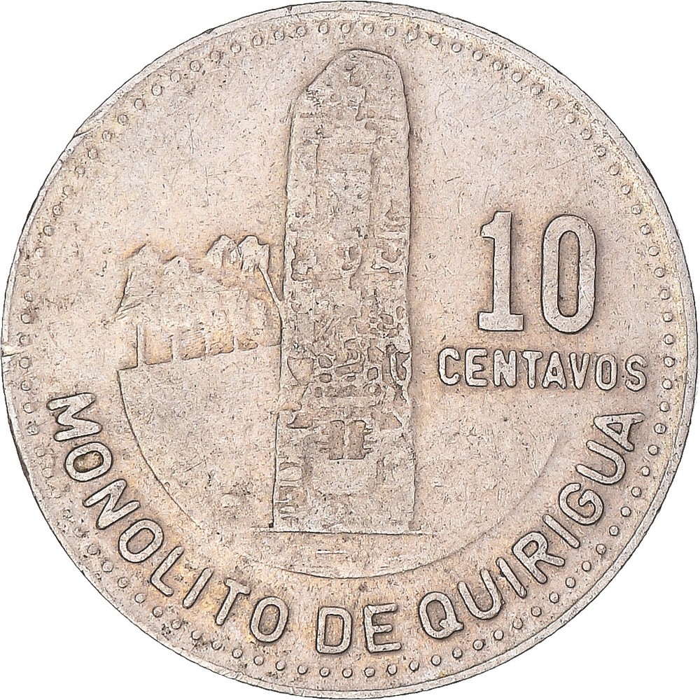 [#1332087] Coin, Guatemala, 10 Centavos, 1983