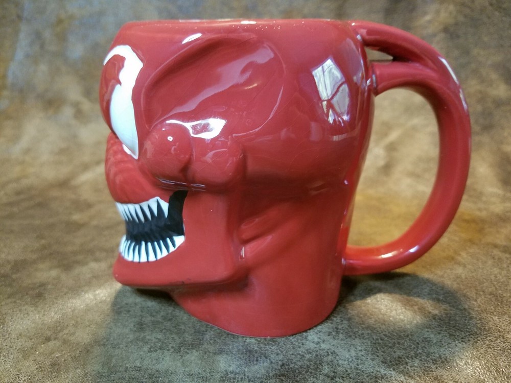 Venom Mug Cup Marvel Comics 3D Red Head 16oz Ceramic Coffee