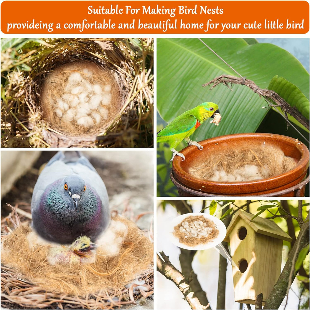 Sukh Bird Nesting Material - Bird Nests Bedding Hummingbird Nesting Material Mix