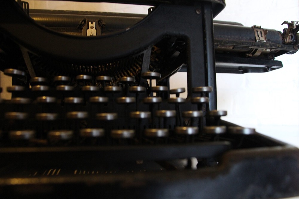 Antique LC Smith Typewriter - Extra long bar - Rare Typewriter