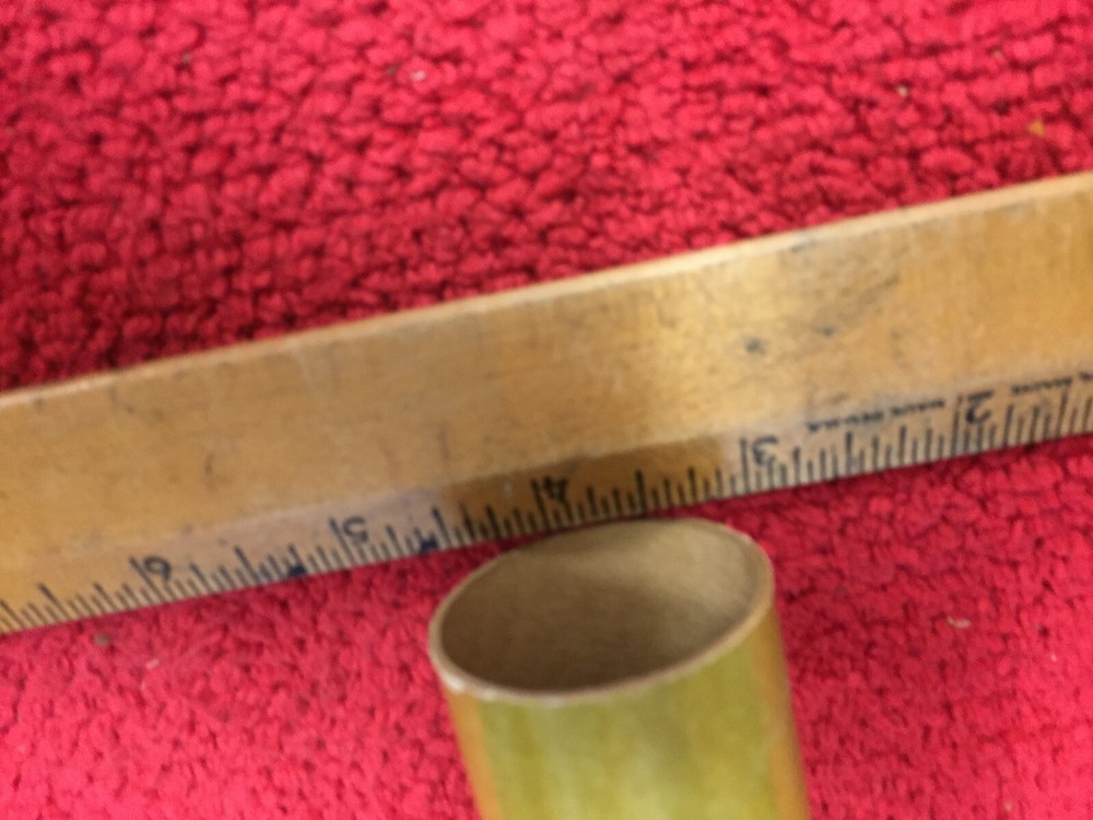 CAPACITOR TUBE PAPER YELLOW NOS