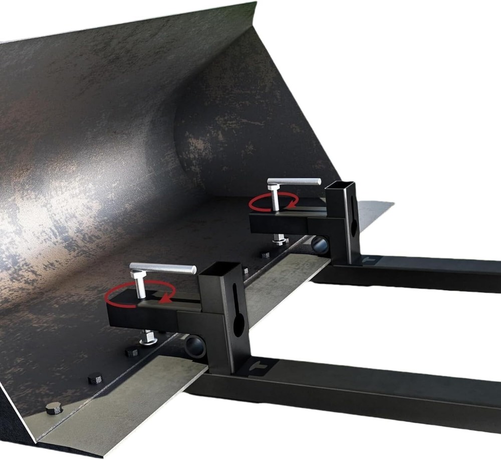 43"Clamp on Pallet Forks,2000lbs Heavy Duty Quick Attach Bucket Fork for Tractor