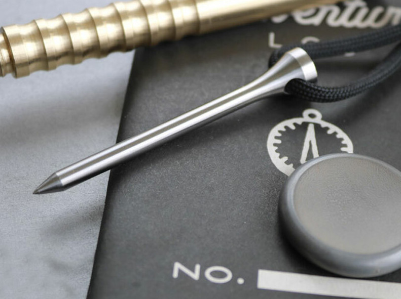 PTS Professional Tee Solid Titanium Alloy Golf Tee 2 3/4" 70mm Keychain EDC Tool