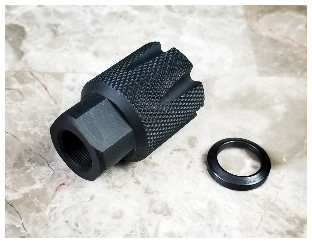 Steel Compact Low Concussion 1/2x28 Muzzle Brake Compensator  NEW !!