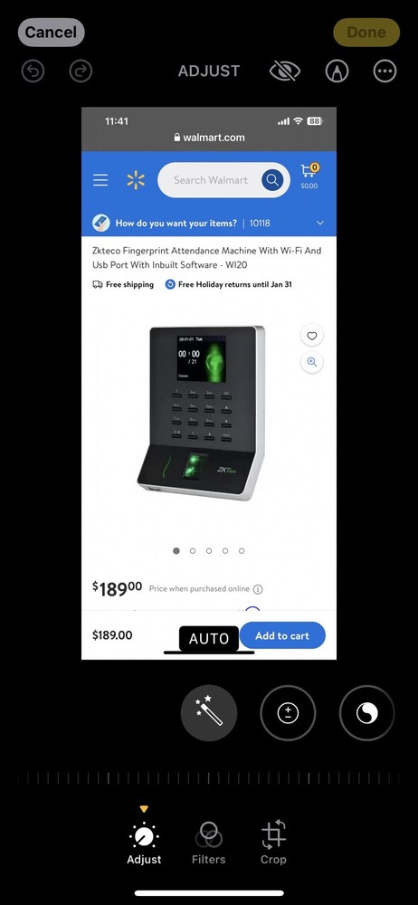 ZKTEKO WL 20 Smart Time Attendance Terminal