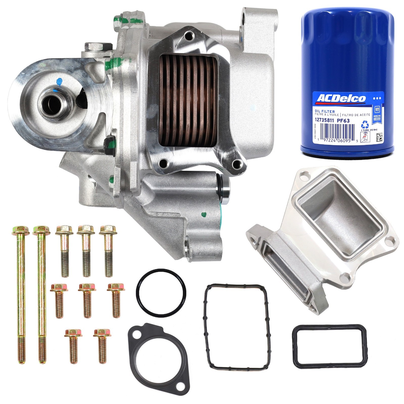 GM High-Flow Oil Cooler Upgrade Kit 2001–2019 Duramax Diesel LB7 LLY LBZ LML L5P
