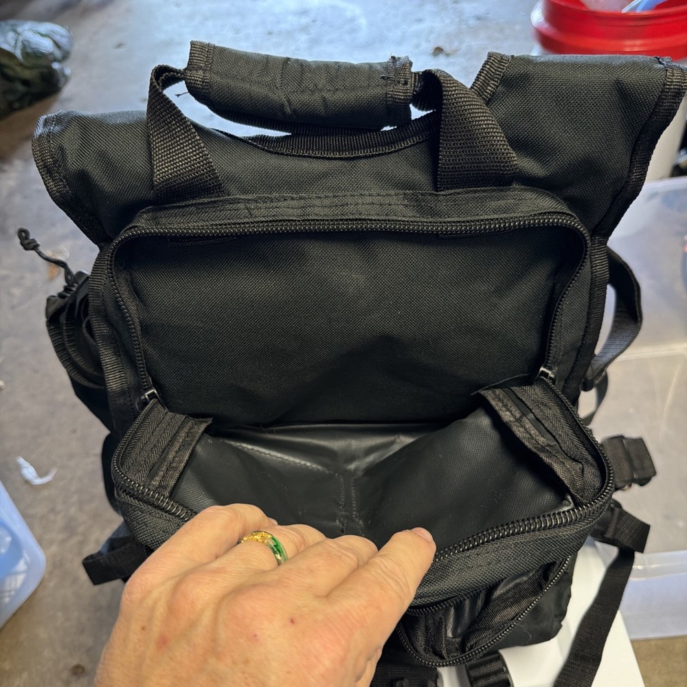 Warrior Tactical black backpack