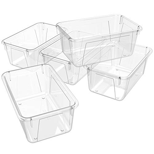 Storex Crystal Clear Cubby Bin (62464u05c)