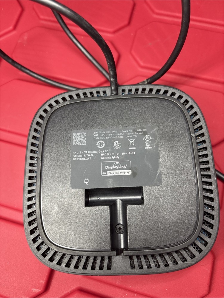 HP USB-C DOCK G5 HSN-IX02 DOCKING STATION TYPE C CABLE