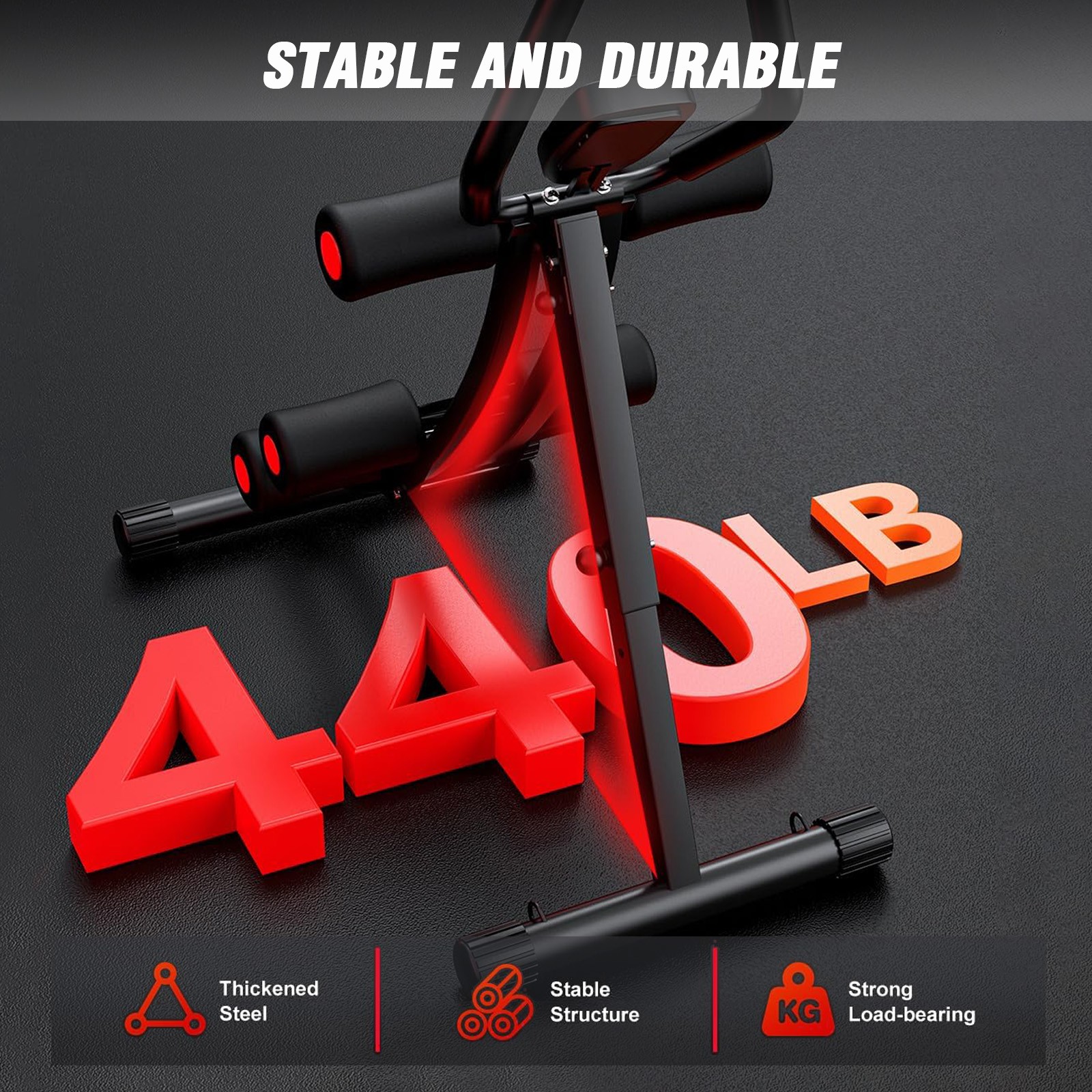 Ab Abdominal Exercise Machine Cruncher Trainer Body Shaper Gym Equipment Trainer