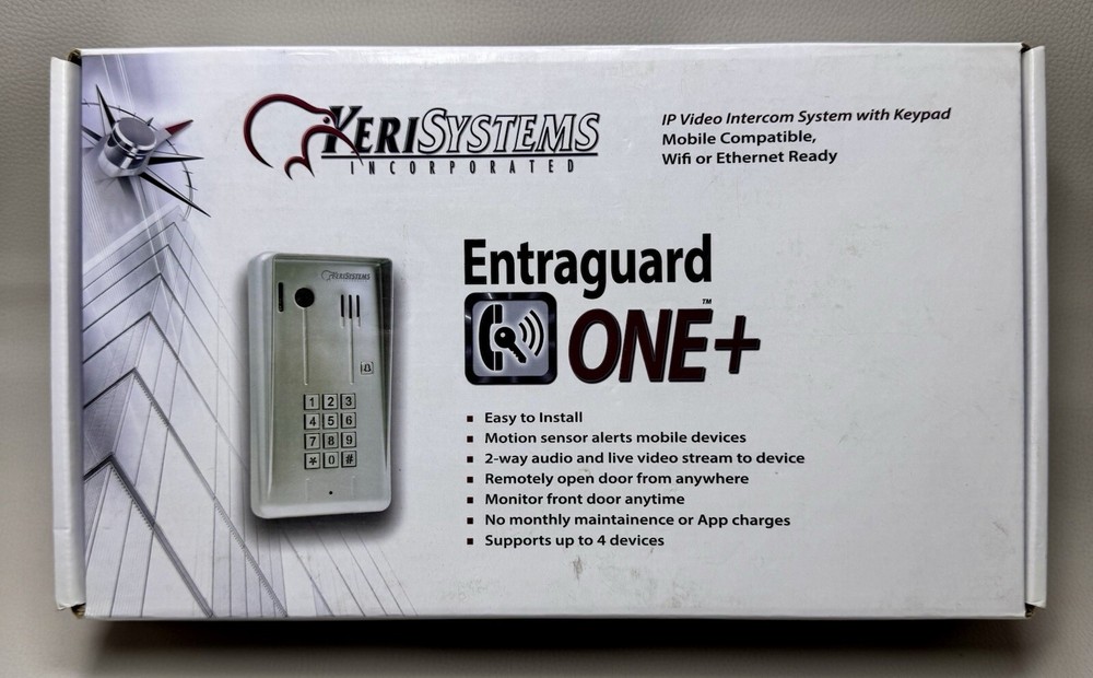 KERISYSTEMS EG1KP IP Video Intercom System Keypad Mobile Compatible WiFi New