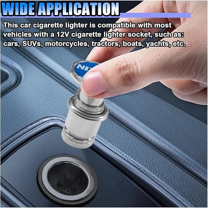 Car Cigarette Lighter Plug,Replacement, NITROUS, FREE n FAST Shipping