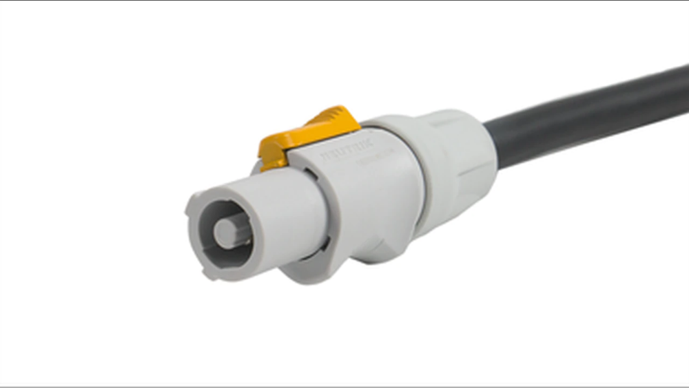 PowerCON Blue/Grey Extension Cable 12AWG, 25 ft